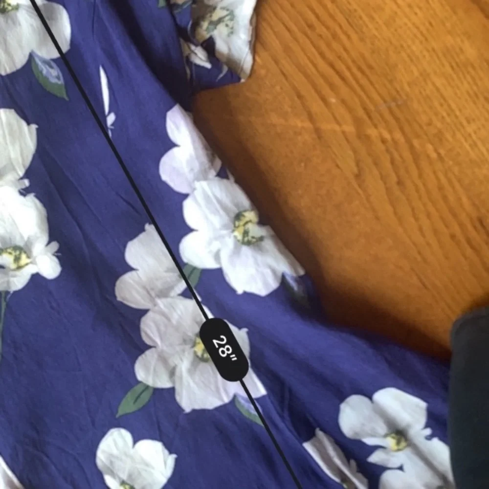 Forever 21 floral blue mini dress size small - Picture 4 of 4